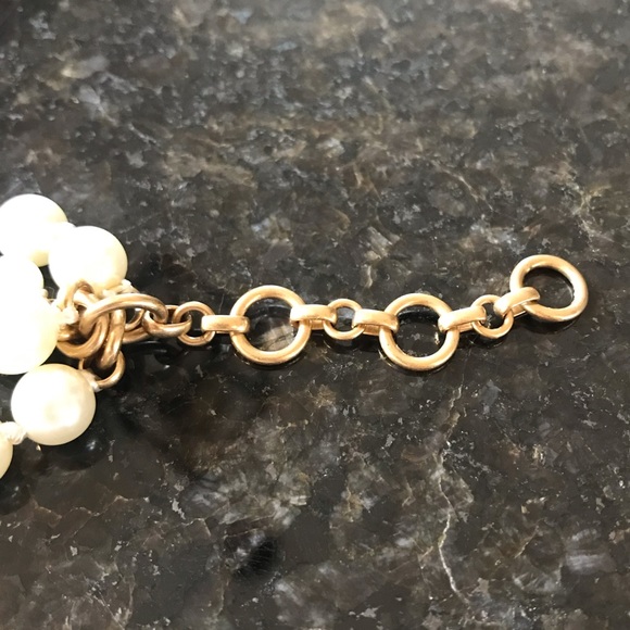 New J.Crew Pearl Twisted Hammock Necklace - Picture 8 of 15